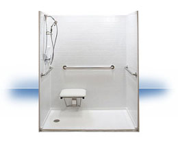 Walk in shower in Fay by Independent Home Products, LLC